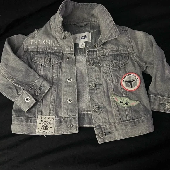 Baby Yoda denim jacket